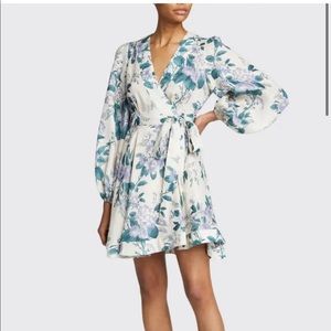 Zimmerman Cassia Floral Wrap Dress